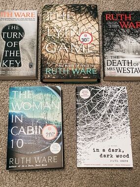 Ruth Ware Thriller/Mystery Book Lot of 5